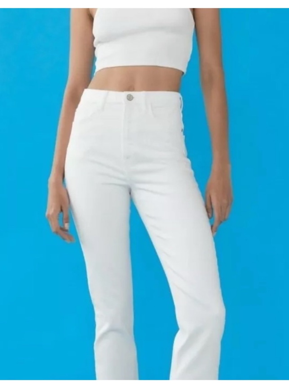 Zara Super Stretch Lightweight Skinny High Waist Jean Jeggings 6